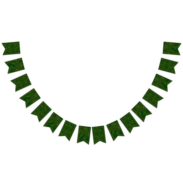 Field of Shamrocks Digital Art Pattern St Patricks Bunting (All)