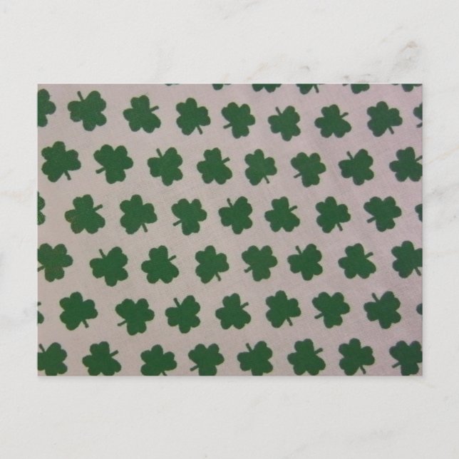 Field of Shamrocks Postcard (Front)