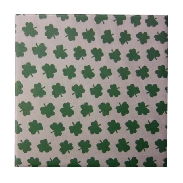Field of Shamrocks Tile (Front)