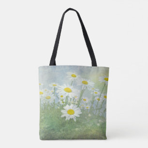 field of summer daisies tote bag
