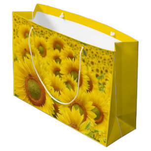 Field of Sunflowers Design Gift Bag