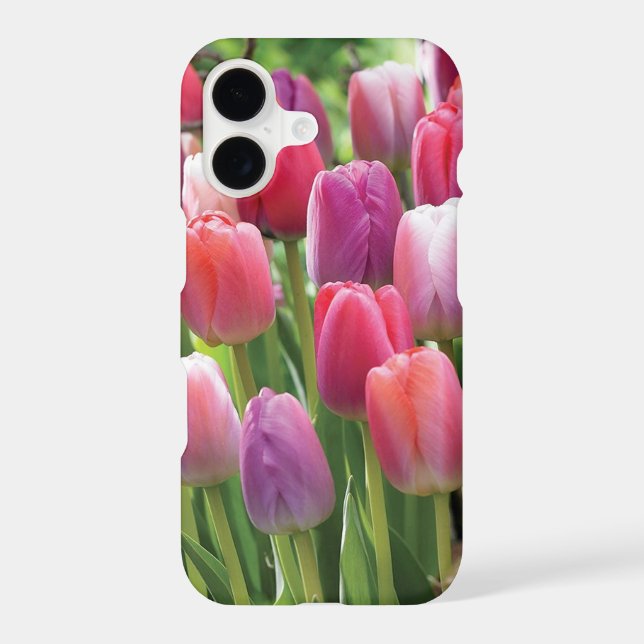 Field of Tulips iPhone Case (Back)