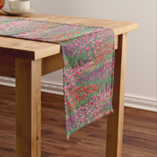 Field Of Tulips Short Table Runner