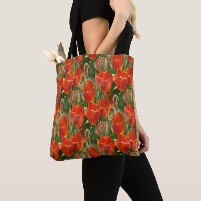 Field of Tulips....... Tote Bag (Close Up)