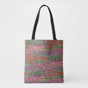 Field Of Tulips Tote Bag