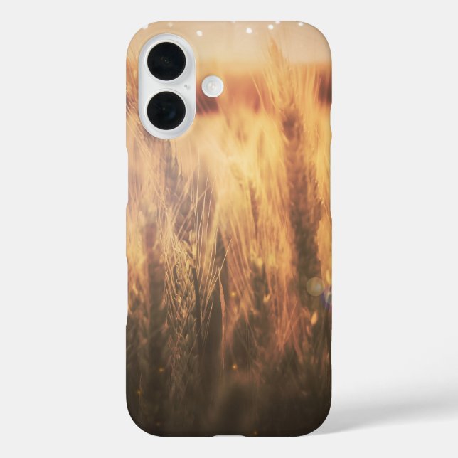 Field of Wheat Rustic Country Simple Glam Case-Mate iPhone Case (Back)