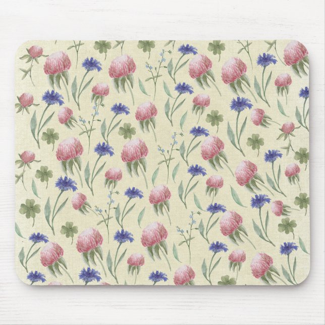 Field of wild flowers mouse mat (Front)