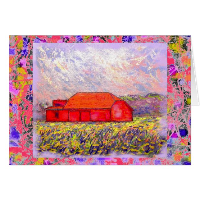 field of wild purple iris drip (Front Horizontal)