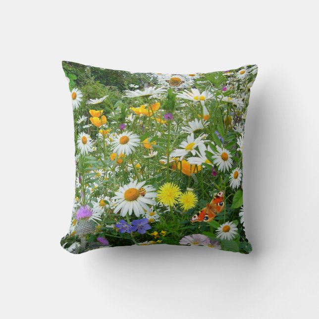 Field of Wildflowers Cushion (Front)