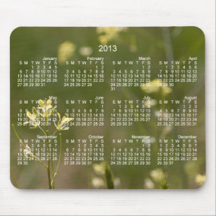 Field of Yellow Flowers; 2013 Calendar Mouse Mat