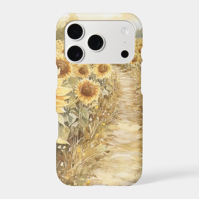 Field of Yellow Sunflowers   (Back)
