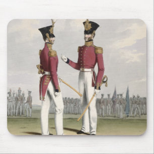 Field Officers of the Royal Marines, plate 2 from Mouse Mat