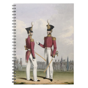 Field Officers of the Royal Marines, plate 2 from Notebook