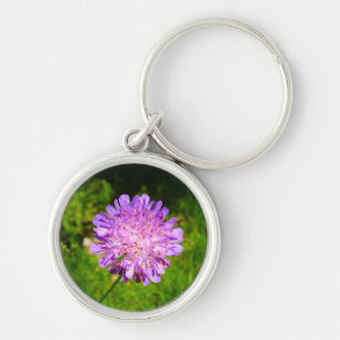 Field Scabious Key Ring