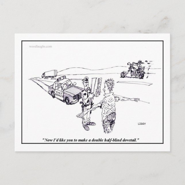 Field Sobriety Test Postcard (Front)