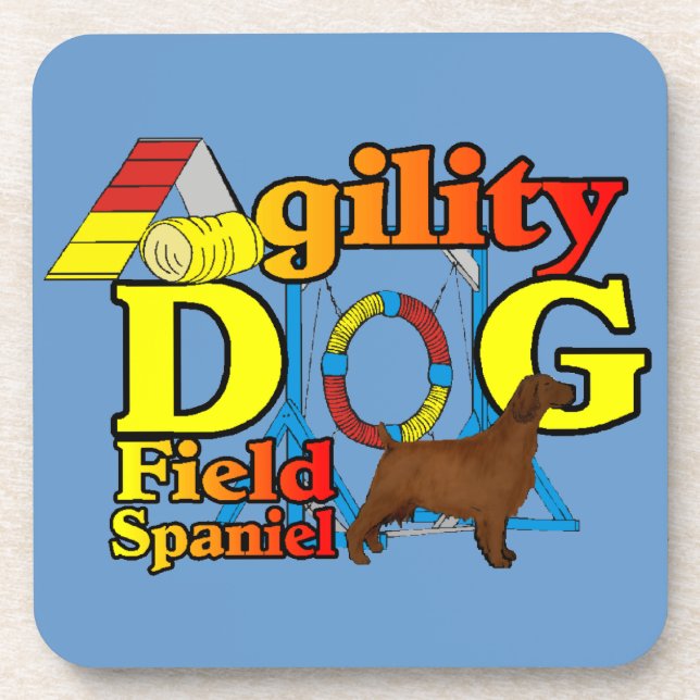 Field Spaniel Agility Coaster (Front)