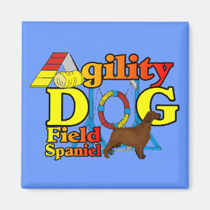 Field Spaniel Agility Magnet