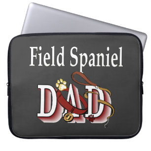 Field Spaniel Dad Laptop Sleeve