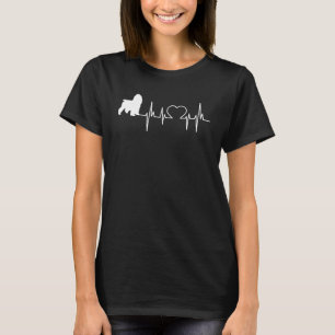 Field Spaniel Dog Heartbeat T-Shirt