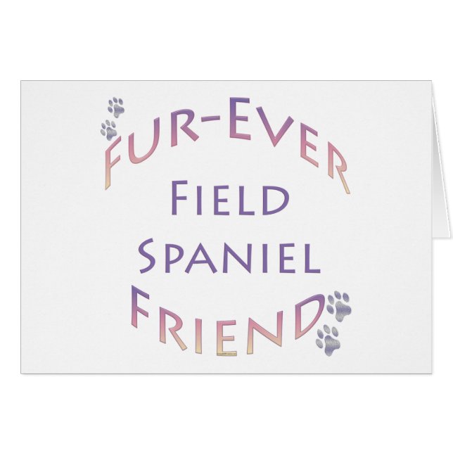 Field Spaniel Furever (Front Horizontal)