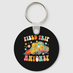 Field Trip Anyone School Bus Driver Science Key Ring