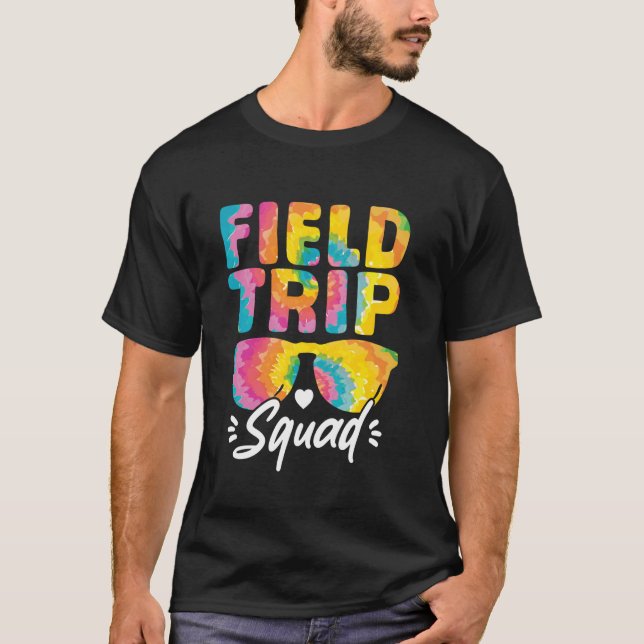 Field Trip Friends Teacher Matching Field Trip Squ T-Shirt (Front)