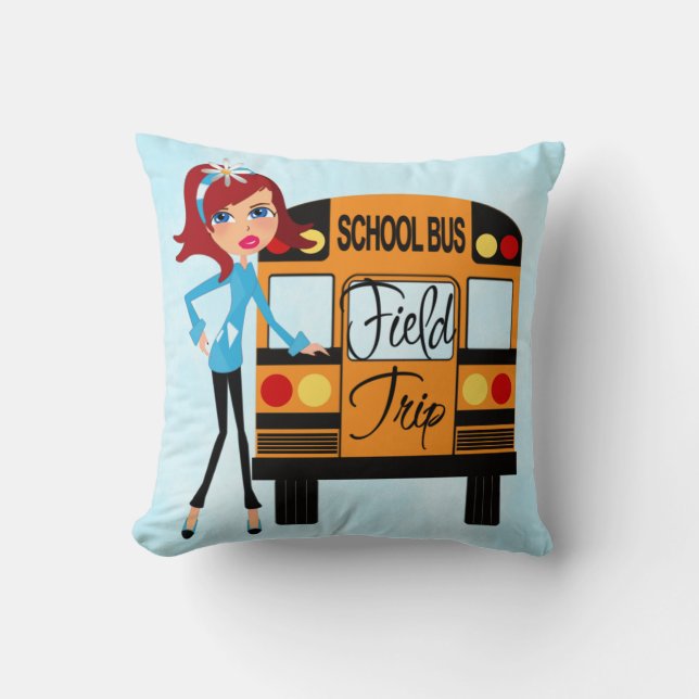 Field Trip  Pillow (Front)
