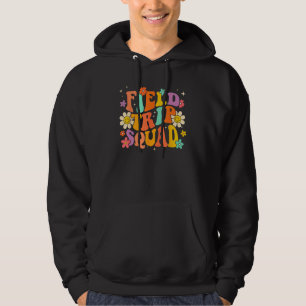 Field Trip Squad Groovy Field Day Teacher Student  Hoodie