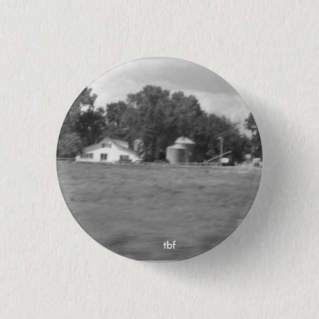 Field Trip to the Farm 3 Cm Round Badge (Front)