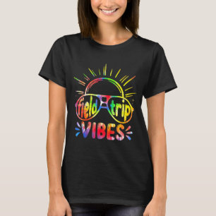 Field Trip Vibes Sunglasses Tie Dye Field Day T-Shirt