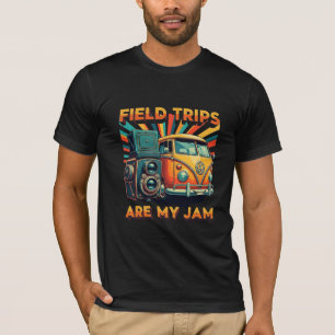 Field Trips Are My Jam - Retro Photography & Trave T-Shirt