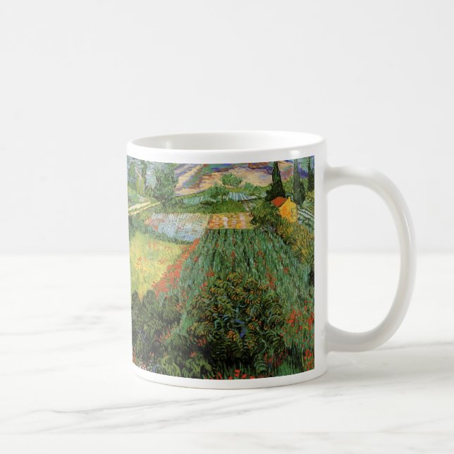 Field with Poppies by Vincent van Gogh Coffee Mug (Right)
