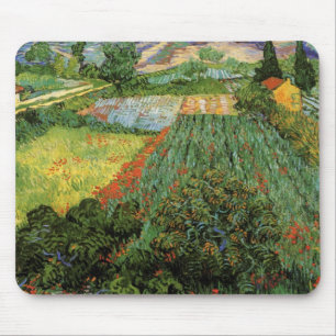Field with Poppies by Vincent van Gogh Mouse Mat