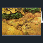 Field with Two Rabbits by Vincent van Gogh<br><div class="desc">Field with Two Rabbits by Vincent van Gogh is a vintage fine art post impressionism landscape nature painting. Two rabbits are in a farm field with trees and bushes. Late summer with golden yellow grass in the meadows. About the artist: Vincent Willem van Gogh (1853 -1890) was one of the...</div>