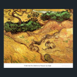 Field with Two Rabbits by Vincent van Gogh Poster<br><div class="desc">This painting titled, Field with Two Rabbits is made by the famous artist, Vincent van Gogh. About Vincent van Gogh Vincent van Gogh saw colour as the chief symbol of expression. There is a reason his art connects with the viewers, because van Gogh was determined to give happiness by creating...</div>