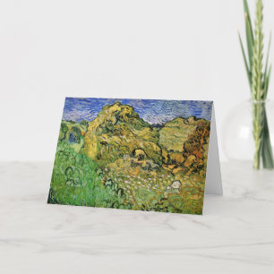 Field with Wheat Stacks by Vincent van Gogh Card