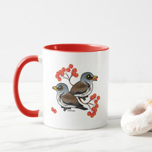 Fieldfares with Berries Mug