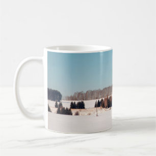 Fields and forests of central Russia. architecture Coffee Mug