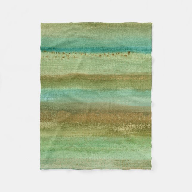 Fields in Spring I Fleece Blanket (Front)