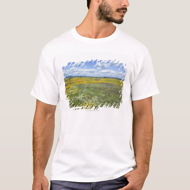 Fields In Springtime Near Guadalupe T-Shirt (Front)