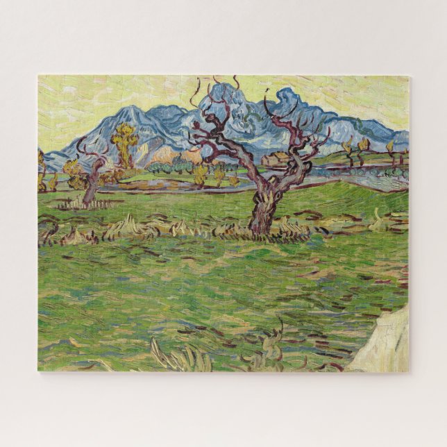 Fields near the Alpilles Vincent van Gogh  Jigsaw Puzzle (Horizontal)