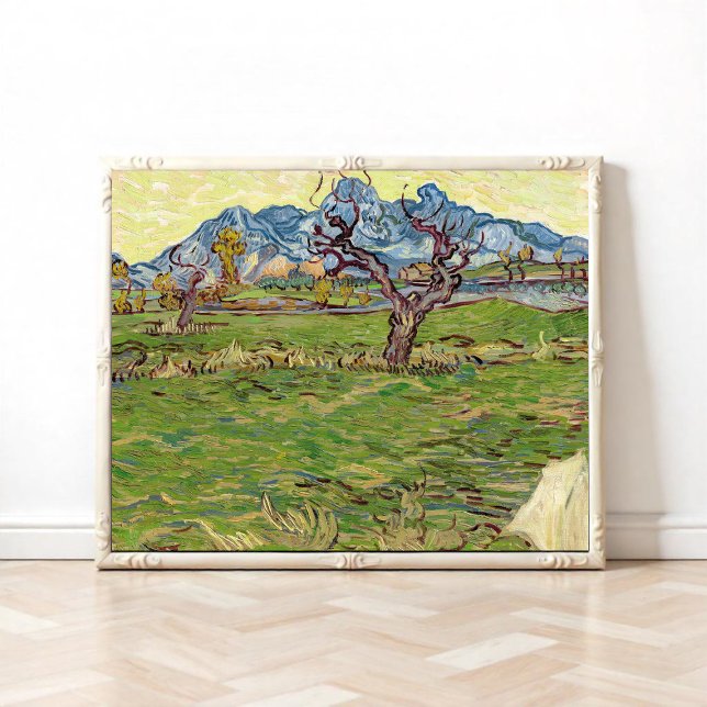 Fields near the Alpilles Vincent van Gogh  Poster (Creator Uploaded)
