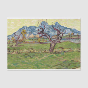 Fields near the Alpilles Vincent van Gogh  Tissue Paper