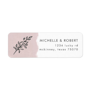 Fields of Dreams Bush   Return Address Label