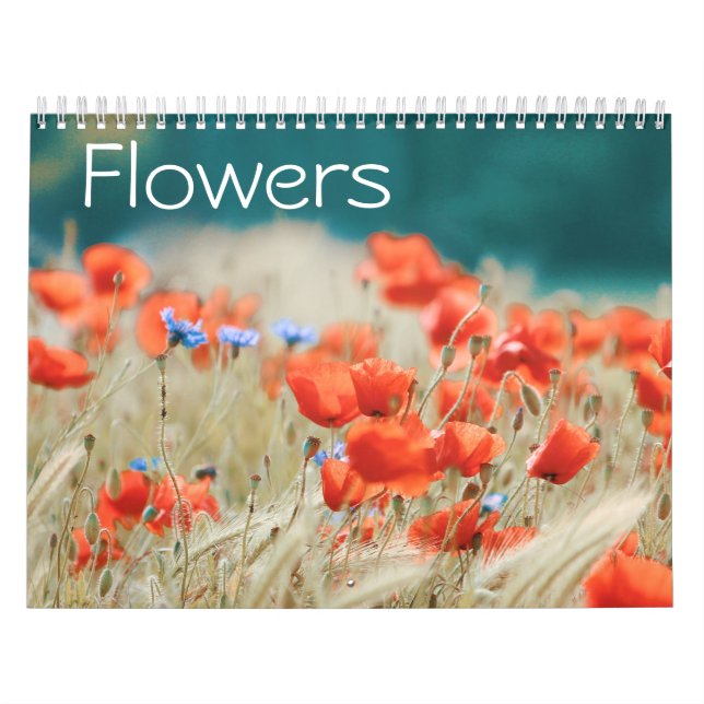 Fields of Flowers Calendar (Cover)
