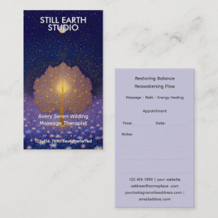 Fields of Inner Light   Tree of Life Business Card