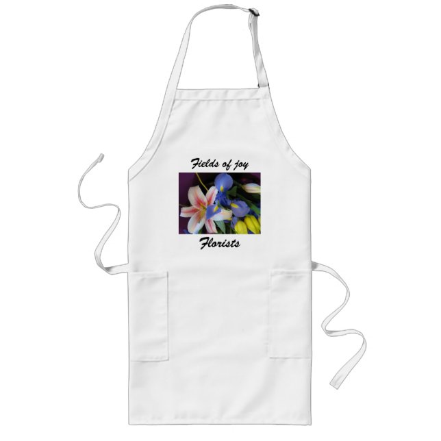 Fields of joy florists long apron (Front)