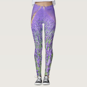 Fields of Lavender Flowers Leggings