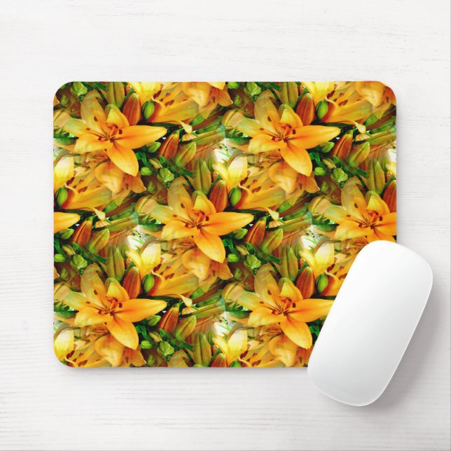 Fields of Lilies...... Mouse Mat (With Mouse)