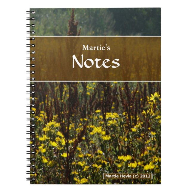 Fields of Van Gogh Notebook (Front)